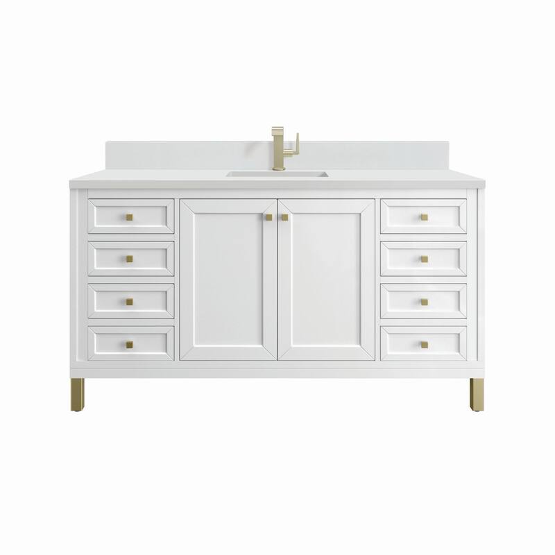 James Martin Vanities 305-V60S-1WZ Chicago 60" Single Basin Wood