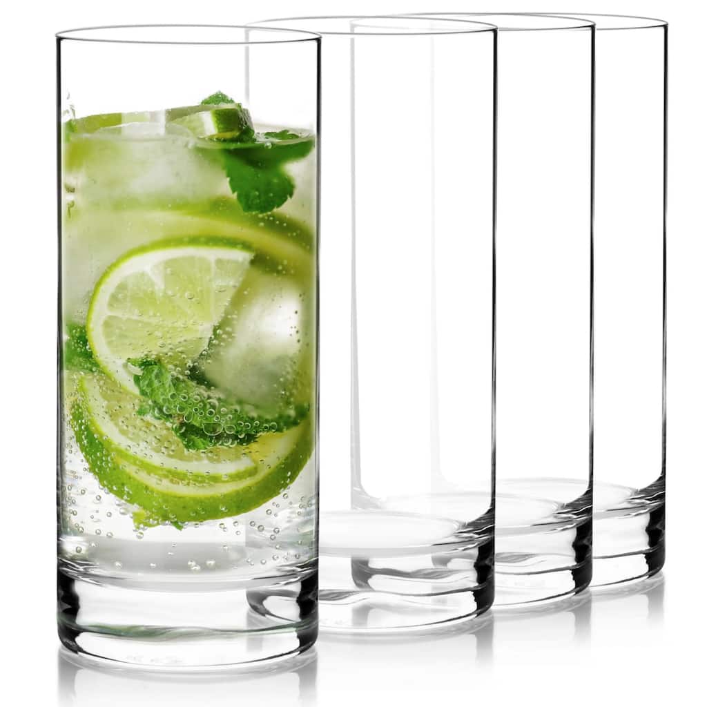 Luigi Bormioli Classico 16.5 oz. Beverage/Hiball Tumbler Glass,Set of 4