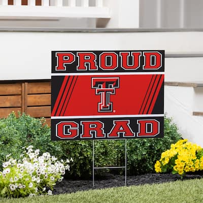 Texas Tech University 24" x 18" Graduation Coroplast Outdoor Yard Sign