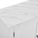 preview thumbnail 17 of 24, 47" Marbling Countertop Buffet Bar Cabinet w/ Glass Holders