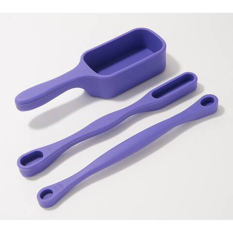Mad Hungry 3-Piece Silicone Measuring Cup & Spoon Set