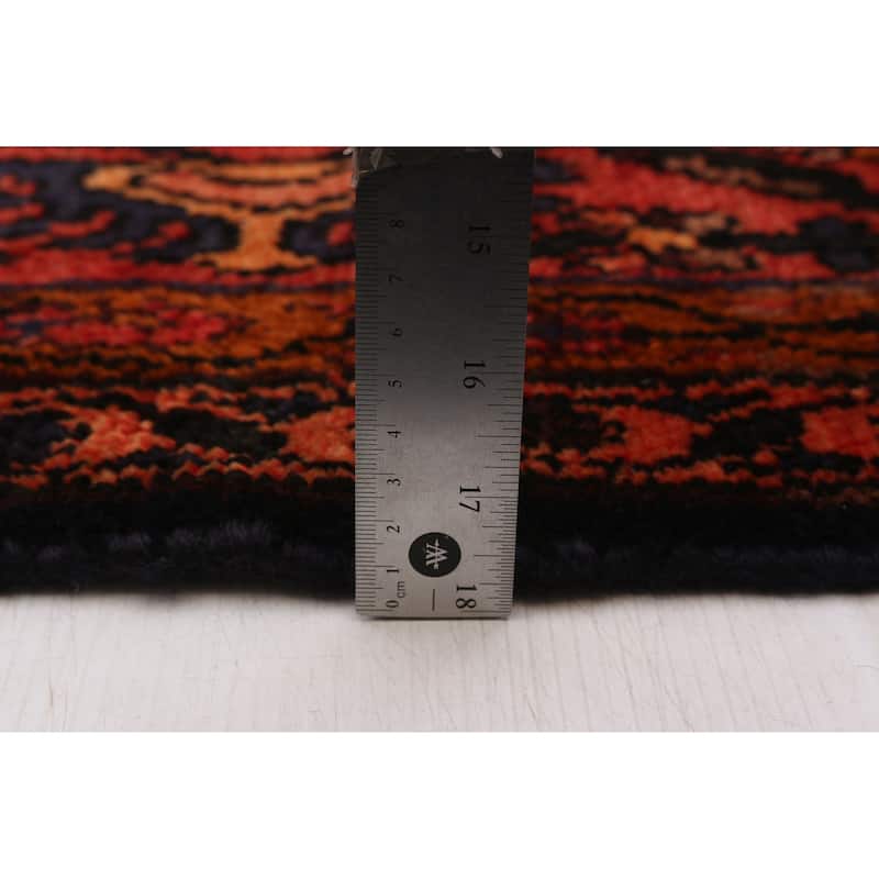 ECARPETGALLERY Hand-knotted Andelz Navy Wool Rug - 3'10 x 14'2