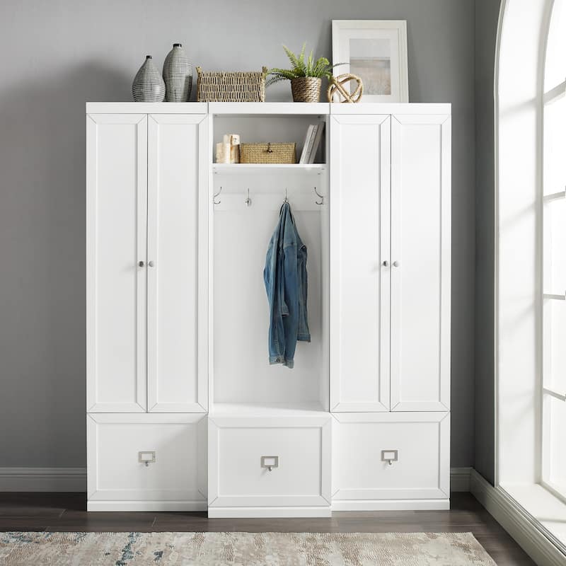 Crosley Harper 3Pc Entryway Set - 33"W x 16.5"D x 74"H