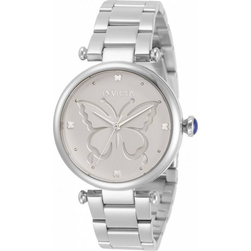 Invicta Women's 33232 Wildflower Quartz PC21AF Mother of Pearl, Metal Dial Watch - White