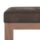 preview thumbnail 31 of 46, WYNDENHALL Madison 44 inch Wide Contemporary Rectangle Ottoman Bench
