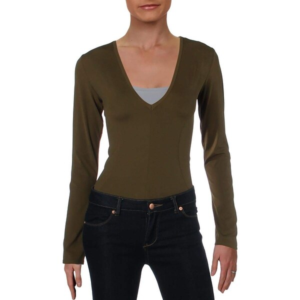 army green bodysuit