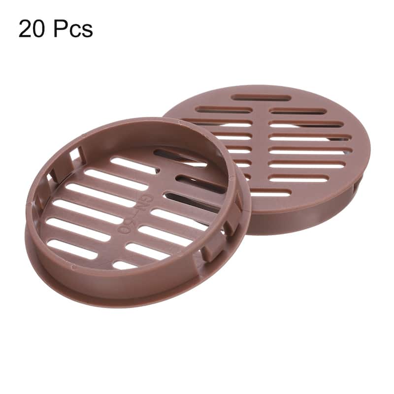 20Pcs 60mm/2.4in Air Vents Circular Soffit Vents, Soffit Vent Cover - 60mm