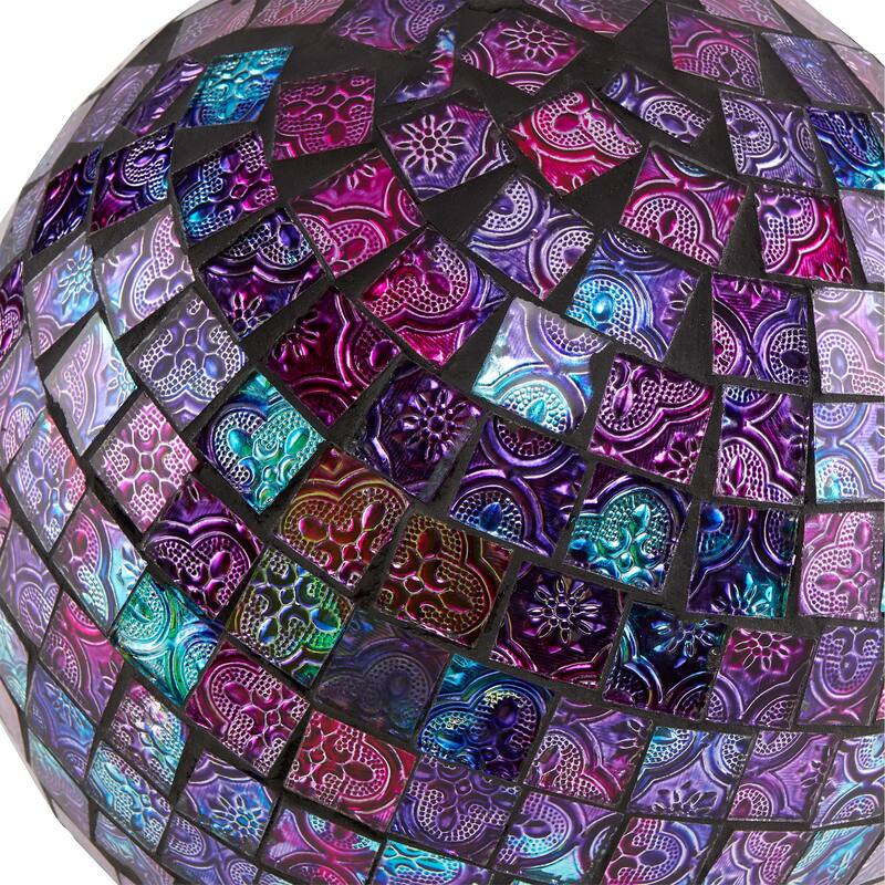 10 Inch Gazing Globe Shinning Purple