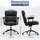 preview thumbnail 11 of 15, Ergonomic Home Office Desk Chair, Computer Chair with Lumbar Support Executive Task Armrests Chair