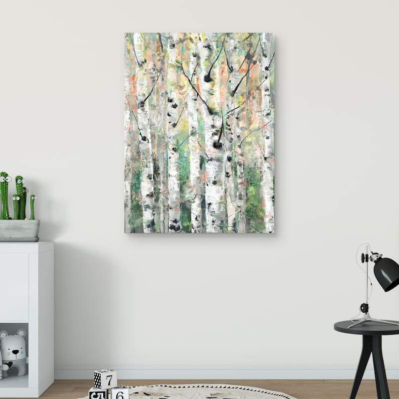 Kaleidoscope Trees III by Studio Arts Canvas Art Print