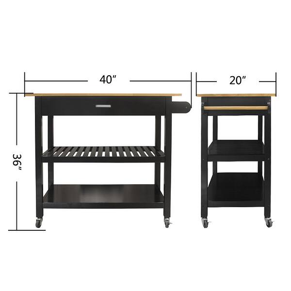 Mobile Kitchen Island with Two Lockable Wheels Bed Bath & Beyond