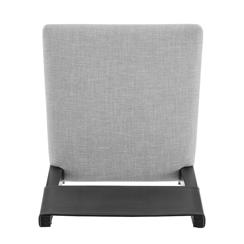 NPD Furniture Kylo Faux Leather/ Linen Dining Side Chair (Set of 2)
