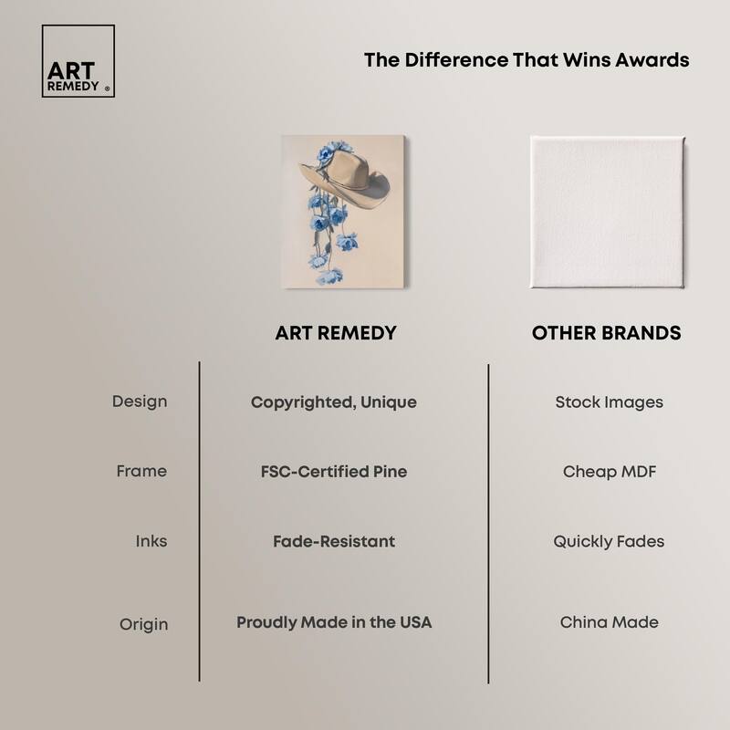 Brimming Blues II Canvas by Art Remedy, Gallery Wrapped