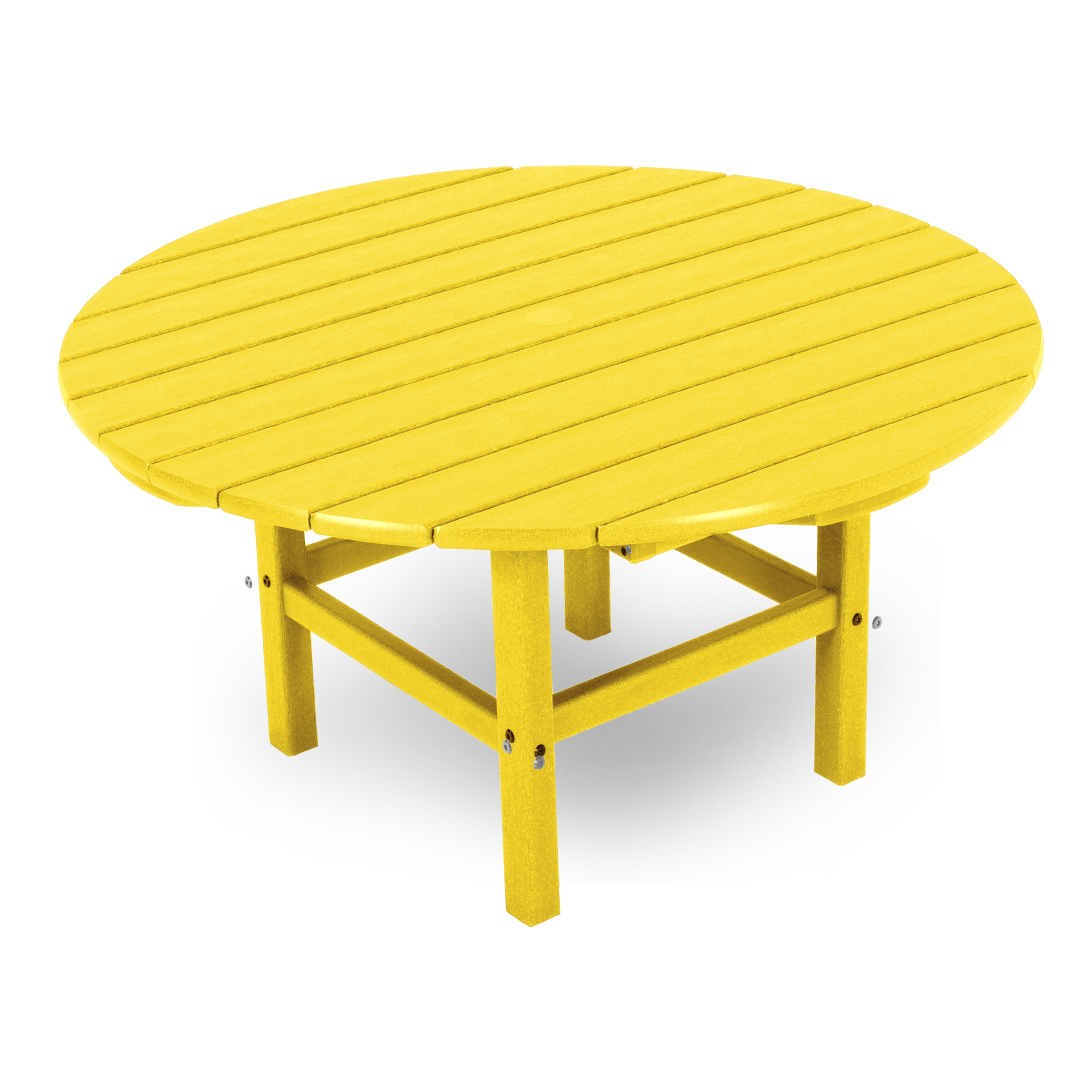 Polywood round discount coffee table