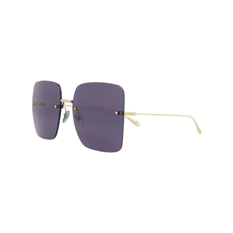 Gucci Square-Frame Metal Sunglasses - NS