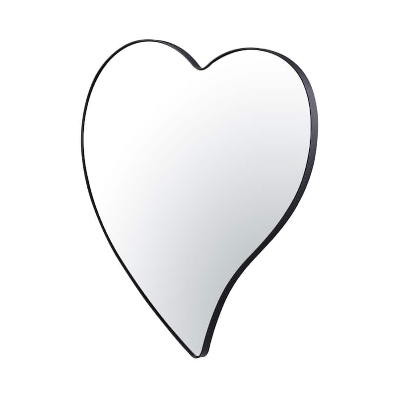 Who Do Ya Love 30x30 Framed Heart Mirror