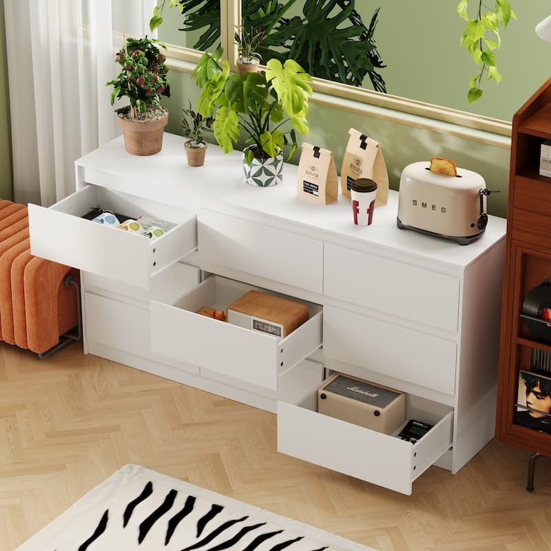9-Drawer Storage Dresser for Bedroom and Living Room - Two Color Options