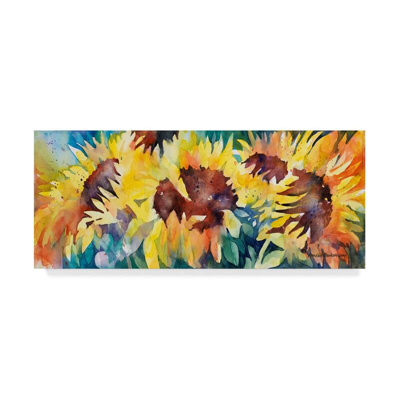 Annelein Beukenkamp 'Row Of Sun' Canvas Art