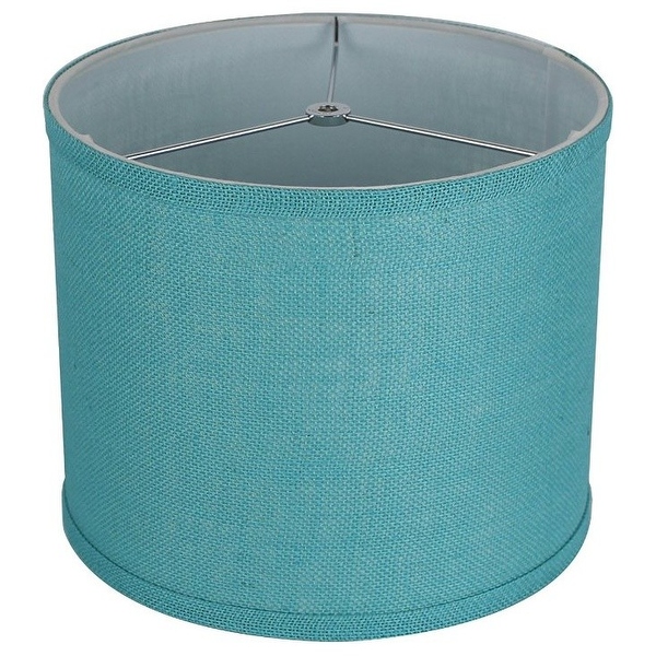 Turquoise drum lamp shade 2025