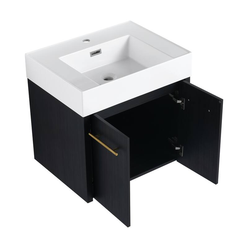 Topcraft Wall-Mounted Bathroom Vanity With Sink