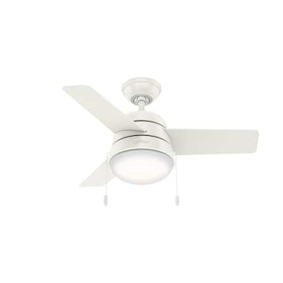 Hunter 36" Aker Ceiling Fan with LED Light Kit and Pull Chain