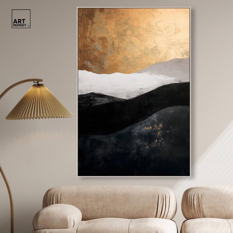 Golden Vista I Canvas by Art Remedy