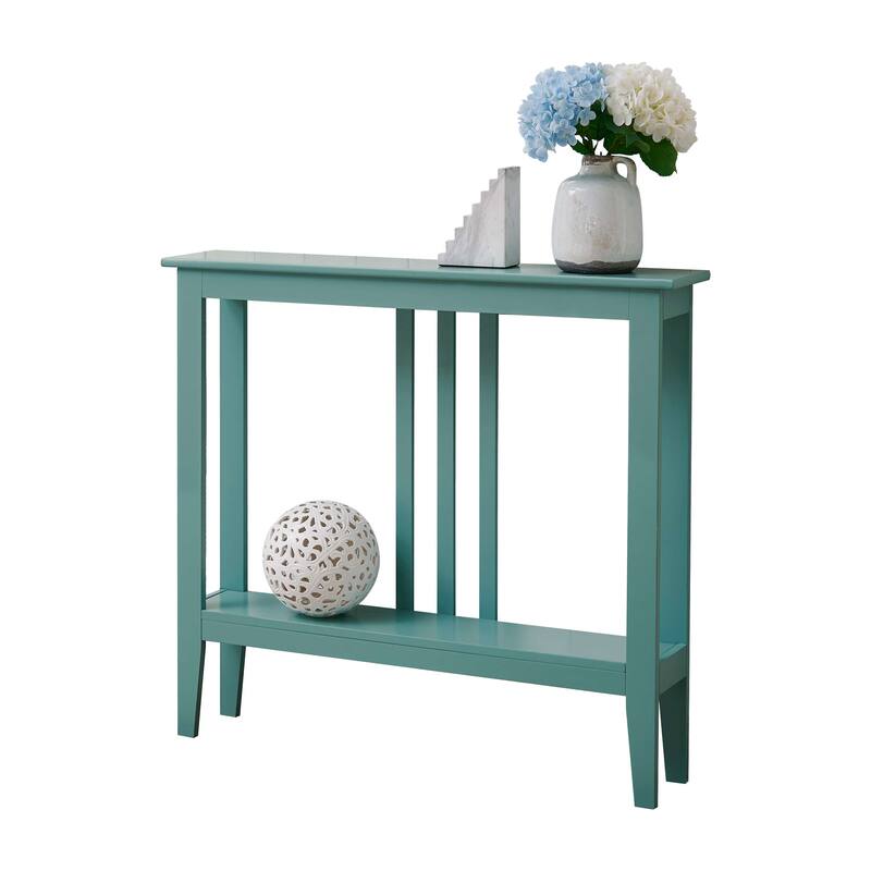 Console Entryway Table, Teal