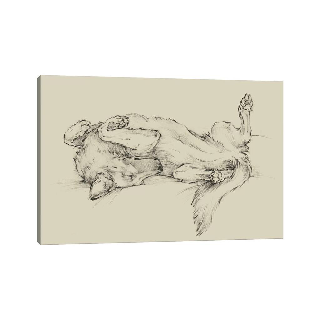 iCanvas "Dog Tired I" by Ethan Harper Canvas Print
