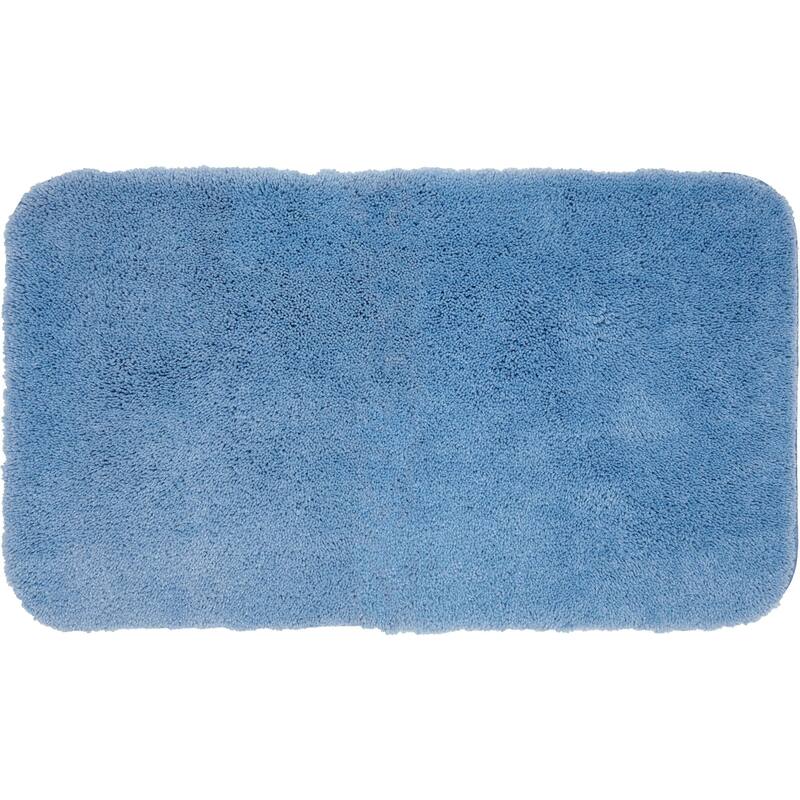 Mohawk Home Machine Washable Pure Perfection Solid Bath Rug - 1'8" x 5' - Light Blue