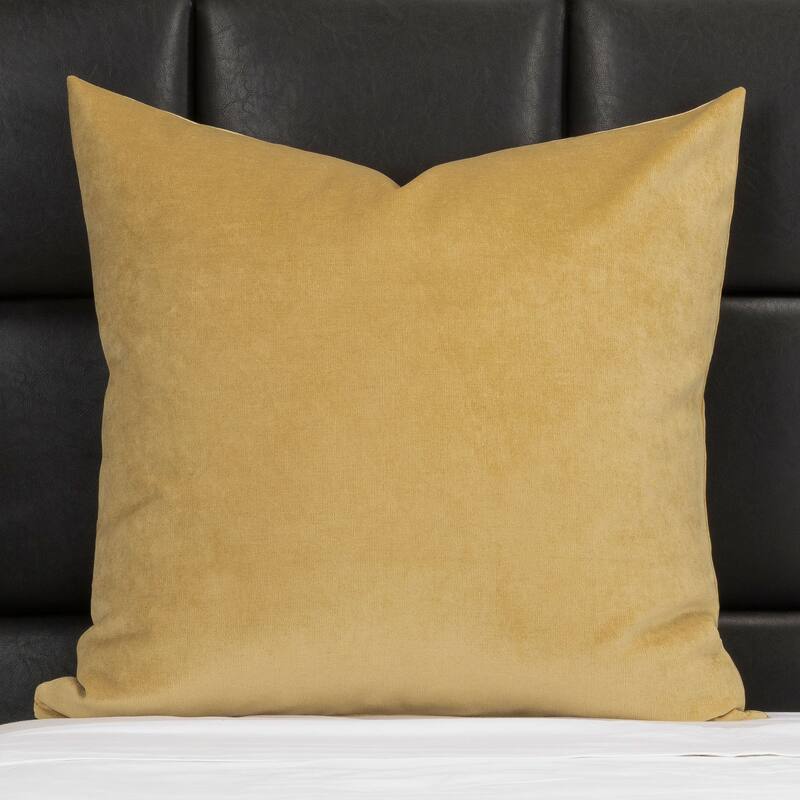 Mixology Padma Washable Polyester Throw Pillow - 30 x 30 - Old Gold