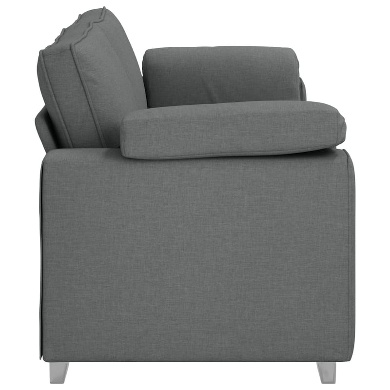 vidaXL Sofa Black/Dark grey Metal - 86.2 x 30.3 x 32.3