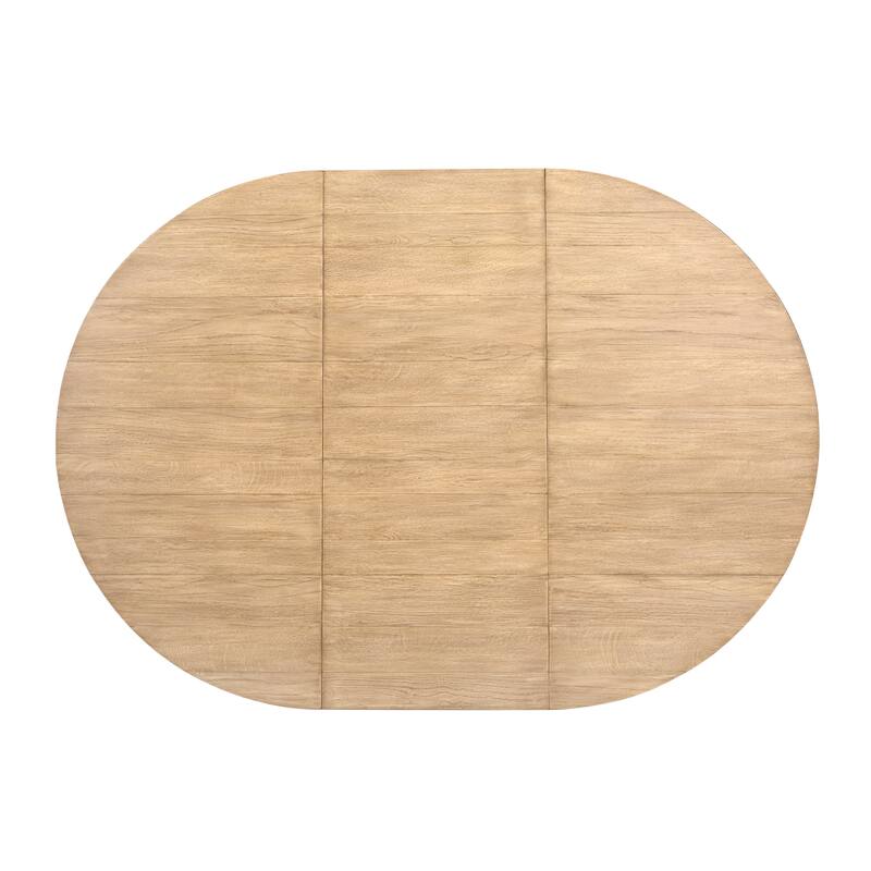 Magnussen Home Coventry Honey Maple Extendable 48" Round Dining Table - 48''W x 48''D x 30''H