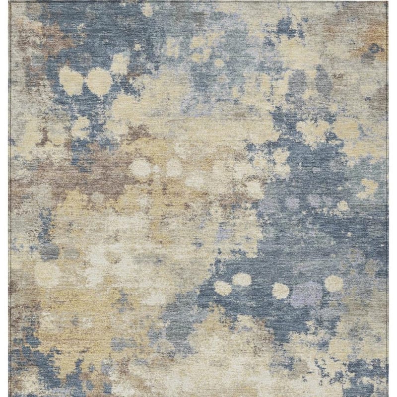 HomeRoots Abstract Transitional Rectangle Outdoor Rug