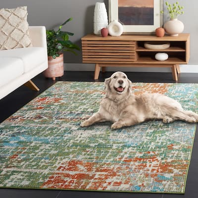 SAFAVIEH Madison Evangelina Modern Abstract Rug - 9' x 12'