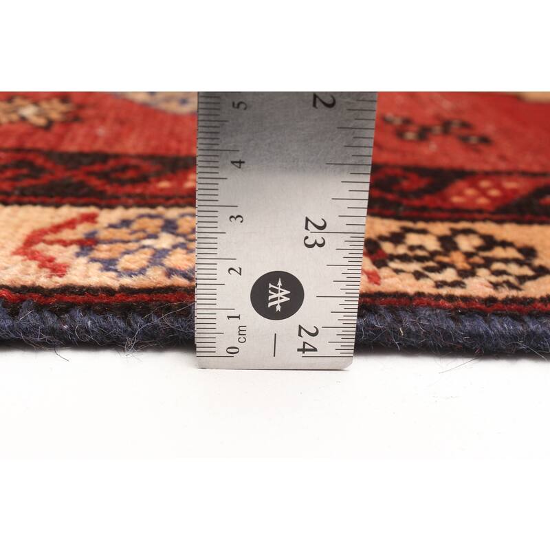 ECARPETGALLERY Hand-knotted Antalya Vintage Dark Red Wool Rug - 4'9 x 6'5