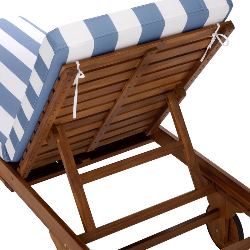 SAFAVIEH Iyanna Lounge Chair - 25 In. W x 80 In. D x 17-42 In. H - 25"W x 80"D x 17-42"H