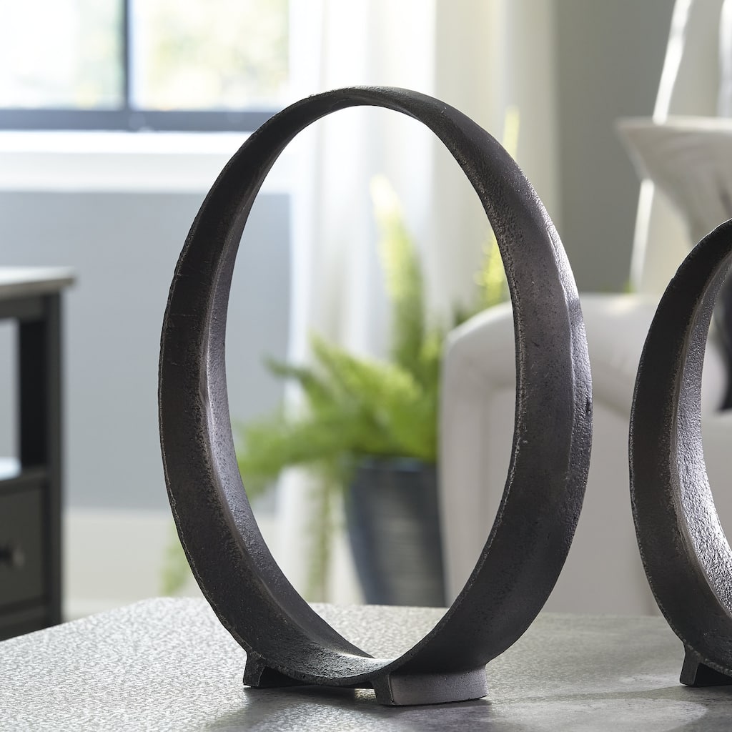 Signature Design by Ashley Ryandale Sculpture (Set of 2) - 14" W x 2.75" D x 14.5" H