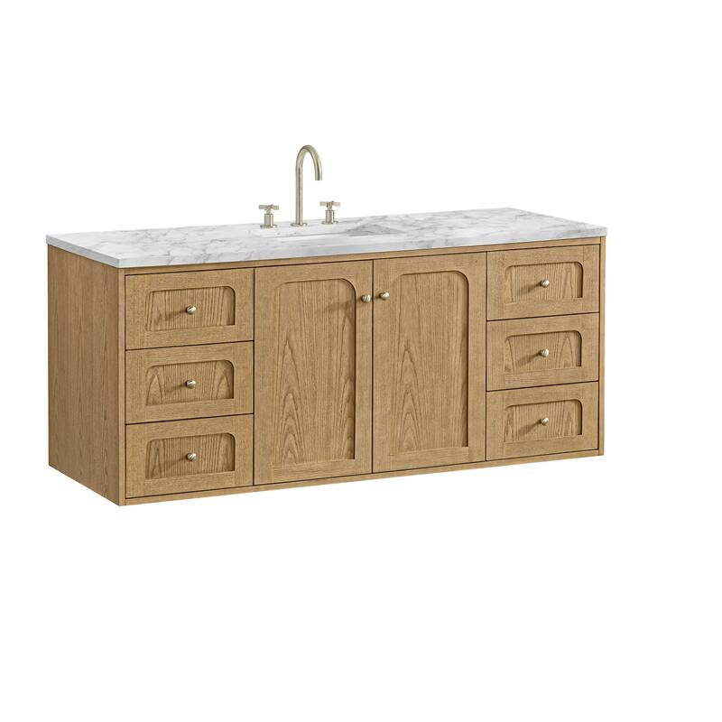 James Martin Vanities 545-V60S-3CAR Laurent 60" Free Standing Single