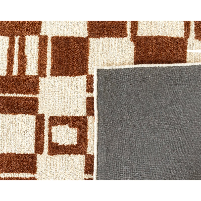 Terra by Obeetee Freya Astrid Red Rug
