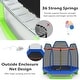 preview thumbnail 10 of 24, Costway 7 FT Kids Trampoline with Safety Enclosure Net Spring Pad
