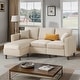 preview thumbnail 1 of 5, Futzca 74" Convertible Sectional Sofa Couch, Small L-Shaped Sofa Khaki