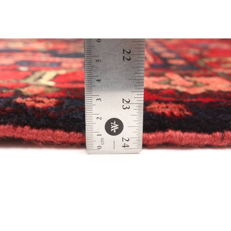 ECARPETGALLERY Hand-knotted Andelz Black Wool Rug - 4'5 x 6'10