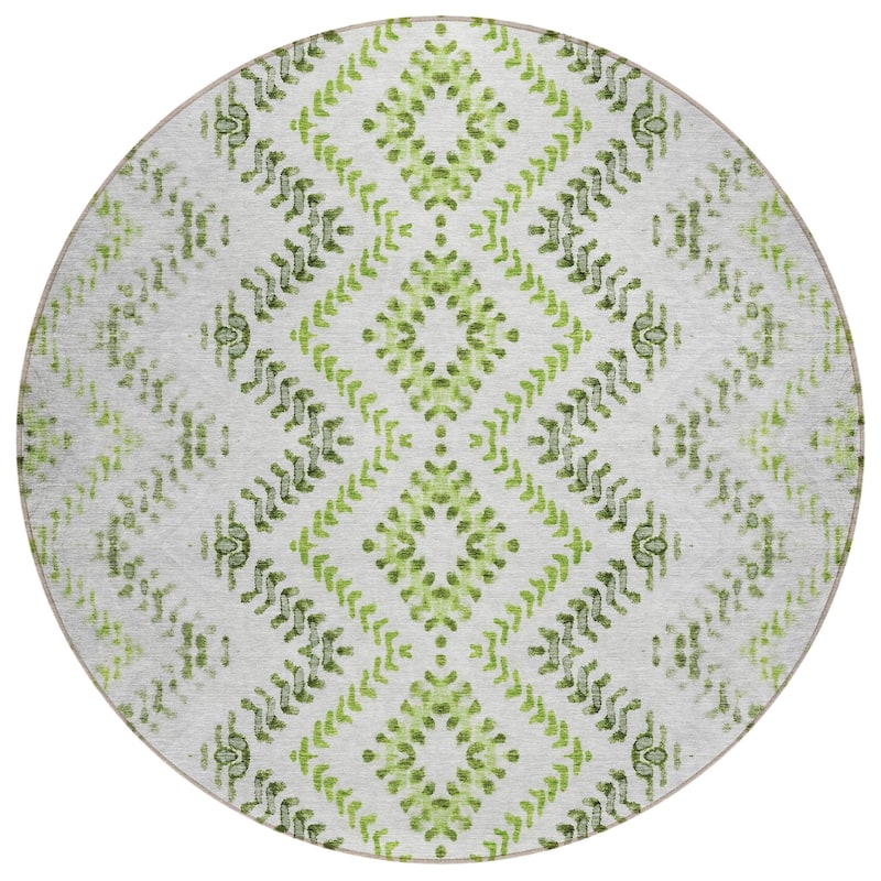 Machine Washable Indoor/ Outdoor Chantille Boho Global Rug