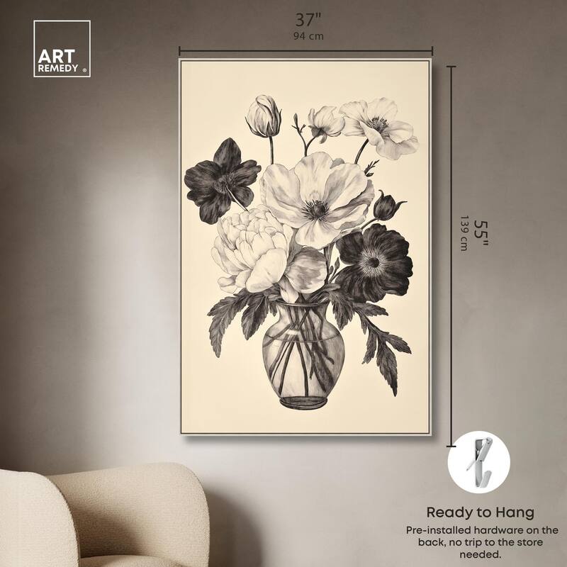 Antique Aria Canvas by Art Remedy