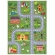 preview thumbnail 23 of 42, SAFAVIEH Kids Playhouse Machine Washable Slip Resistant Violanthi Neighborhood Road Rug 6'7" x 9' - Dark Green/Light Grey