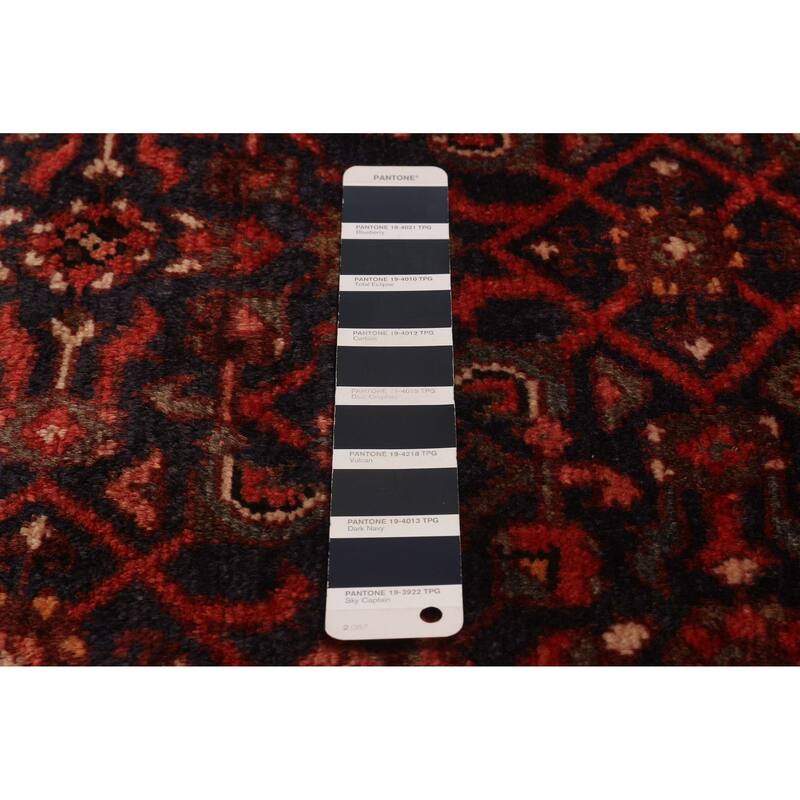 ECARPETGALLERY Hand-knotted Andelz Black Wool Rug - 3'8 x 13'8