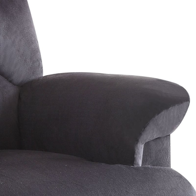 Sophisticated Woven Fabric Recliner for Ultimate Relaxation Experience