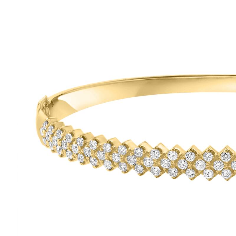 EFFY 14K Yellow Gold Diamond Bangle