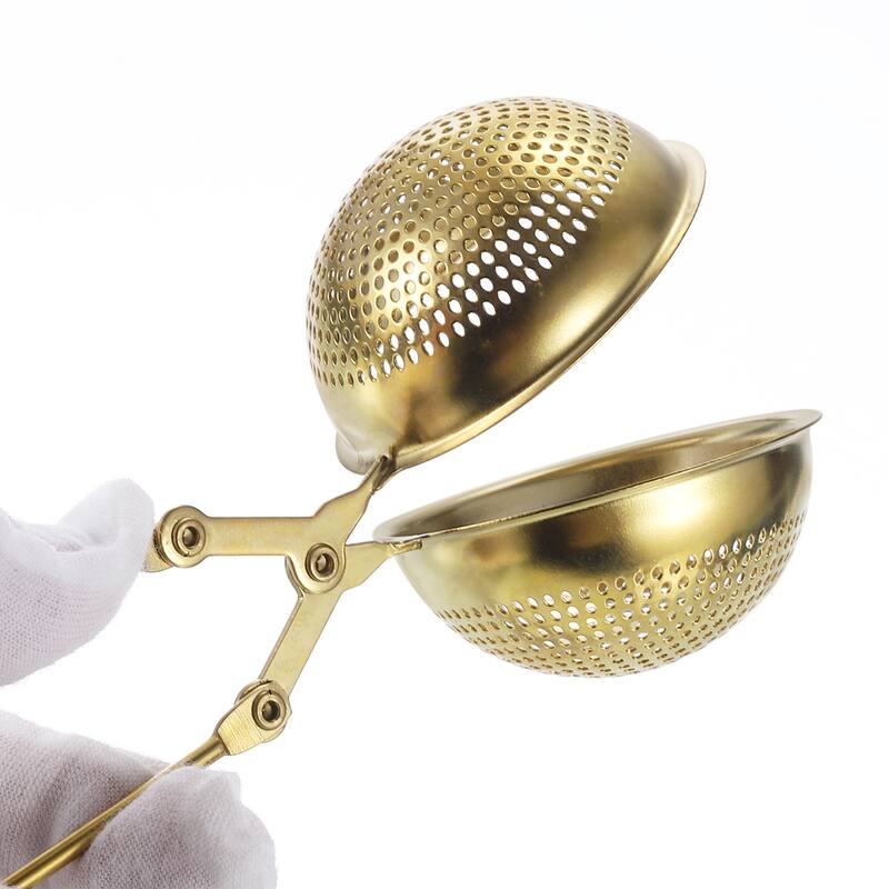2 Pcs Snap Tea Ball Infuser, Stainless Steel Tea Strainer