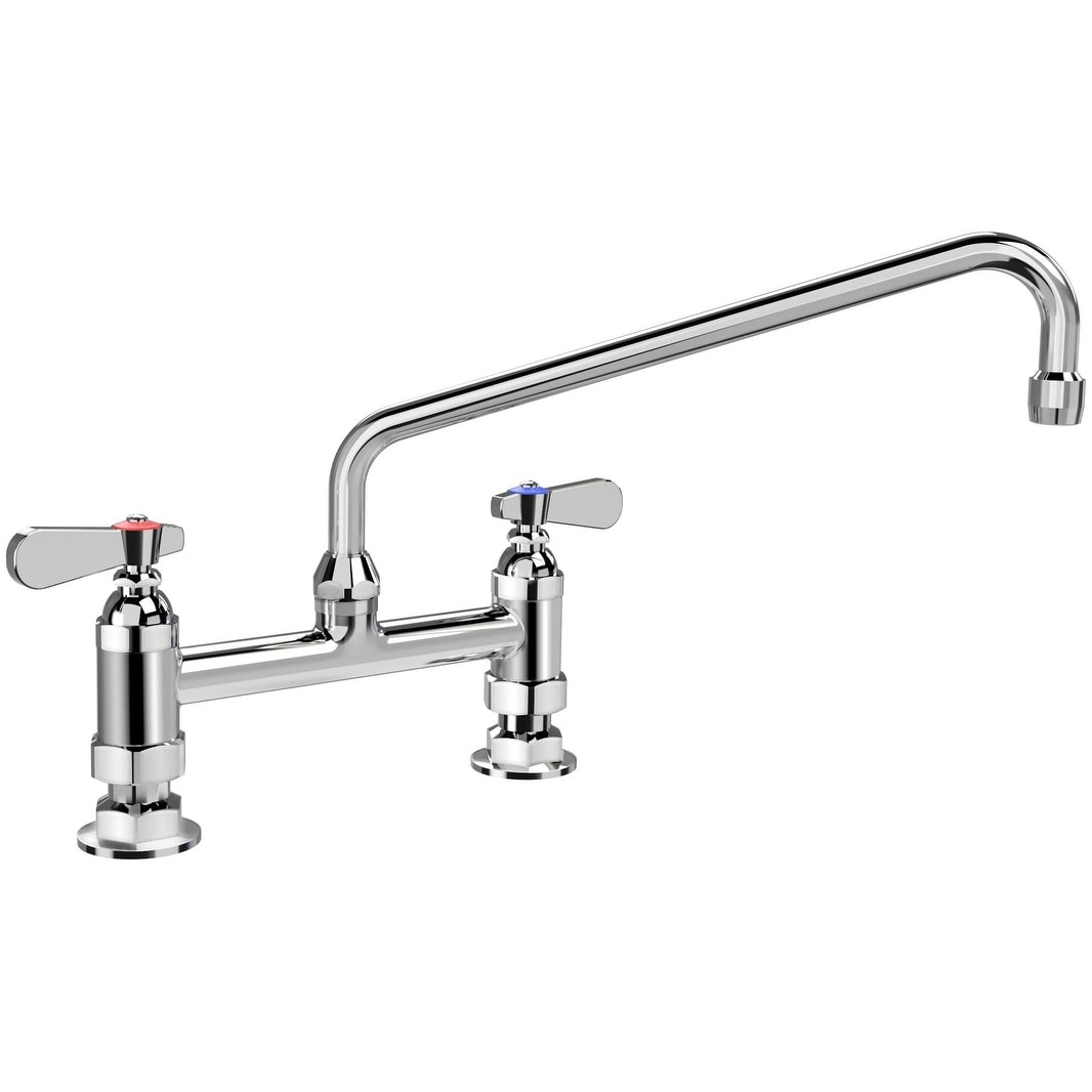Whitehaus 1.5 GPM Deck Mounted Double Handle Laundry